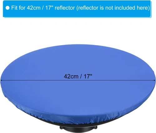 Miniatura 2 de PATIKIL Cubierta de lámpara difusora suave de 17 pulgadas, 16.5 in, difusor de tela, reflector estroboscópico, calcetín para luz intermitente