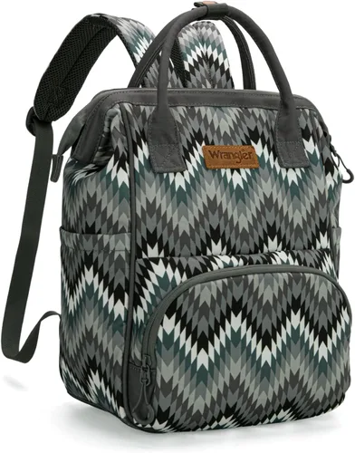 Miniatura 17 de Montana West Wrangler Pañalera Mochila Western Bolsa de bebé, Tamaño único, Estándar Azteca-bronceado