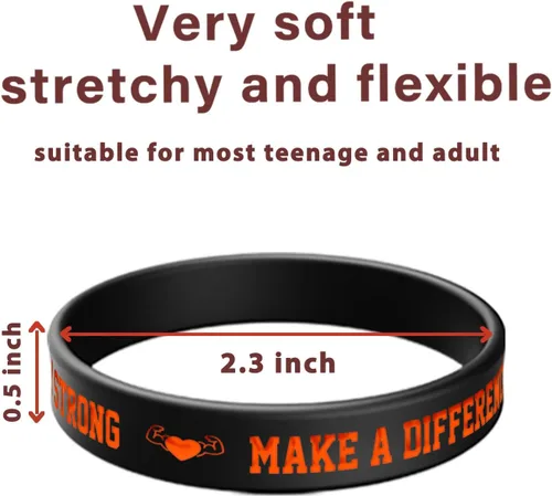 Miniatura 4 de ZIQON 12 piezas de pulseras de goma inspiradoras, pulseras de silicona con citas motivacionales, pulseras elásticas de colores, unisex