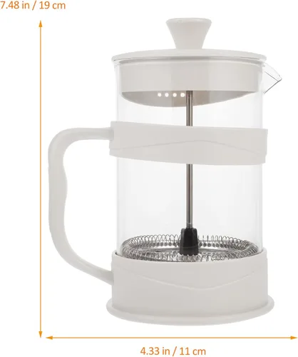 Miniatura 5 de DOITOOL Cafetera de café expreso, cafetera de café, cafetera de vidrio, prensa de café de vidrio, cafetera de té de 27.1 fl oz, filtro de café frío