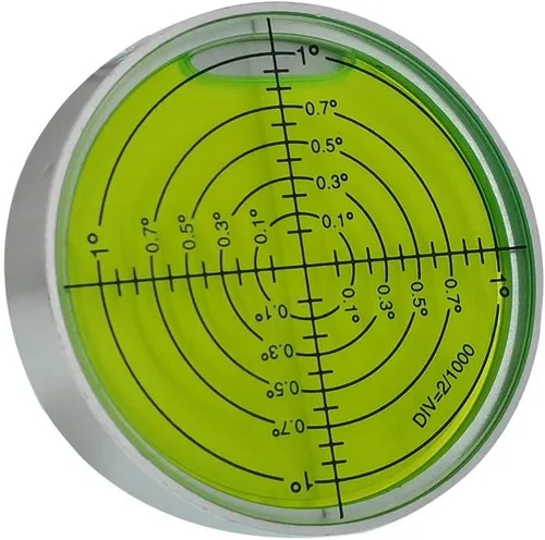 Miniatura 3 de Burbuja horizontal de alta precisión de aleación de aluminio universal de alta precisión medidor de nivel de burbuja de nivel circular corrección