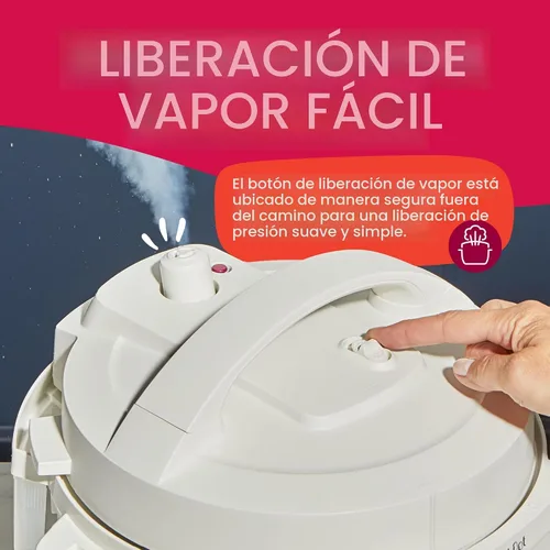 Miniatura 6 de Instant Pot 4QT RIO Mini olla multicocción 7 en 1, olla a presión, cocción lenta, salteado, vapor, arrocera, yogur y calentador, sal marina, 4 Sea