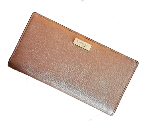 Miniatura 3 de Kate Spade New York Laurel Way Stacy Saffiano Cartera de piel rosa