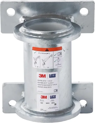 Miniatura 2 de 3M Base de montaje en pared para espacios confinados DBI-SALA galvanizada 8000101
