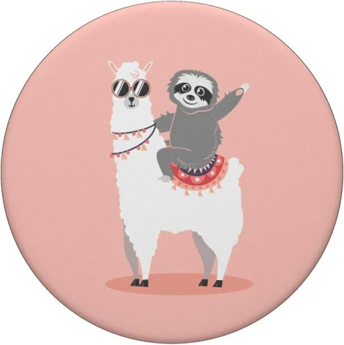 Miniatura 3 de Llama - Agarre para teléfono móvil, diseño de perezoso