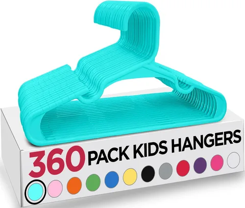 Miniatura 65 de Utopia Home Paquete de 20 Perchas para Niños - Perchas de Plástico para Bebé de 11.5 Pulgadas para Armario - Perchas para Niños para Ropa y Percha