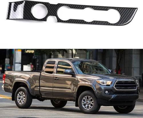 Miniatura 5 de Lcojicep Cubierta de panel de botón de aire acondicionado, accesorios de automóvil compatibles con Tacoma 2016-2020