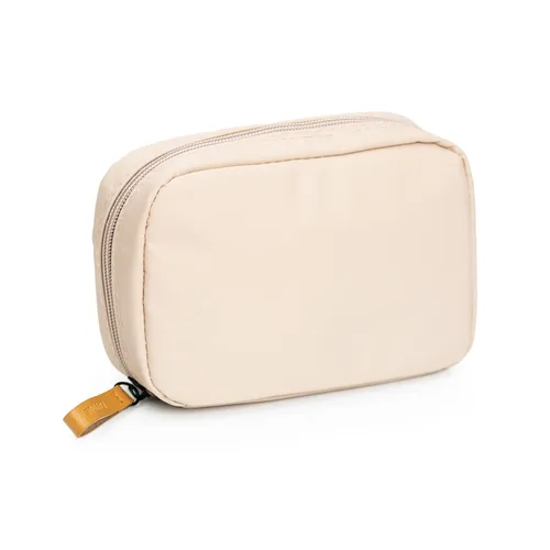 Miniatura 26 de Bolsa de cosméticos media luna Hekyip, neceser de maquillaje para viajes, neceser impermeable portátil para niñas y mujeres, pequeña (TODO NEGRO)