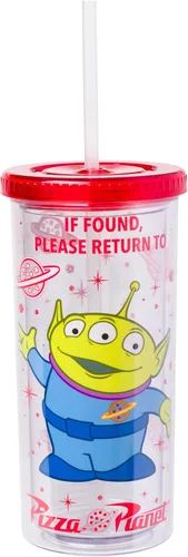 Miniatura 8 de Silver Buffalo Care Bears - Vaso alto de plástico iridiscente con diseño de estrellas arcoíris con tapa y pajilla, 20 onzas Care Bears iridiscentes