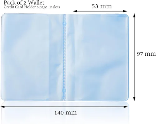 Miniatura 2 de Tarjetero de plástico transparente para tarjeta de crédito, Transparente