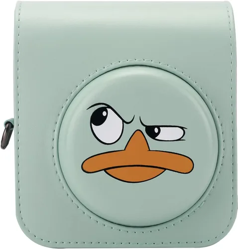 Miniatura 7 de Funda protectora compatible con cámara Fujifilm Instax Mini 12 de película instantánea con bolsillo para accesorios y correa ajustable (azul)