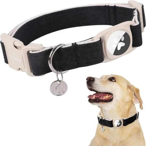 Miniatura 27 de DOGWONG Collar para perro de San Valentín, collar ajustable de algodón con corazón de caramelo azul, perfecto para perros pequeños a medianos