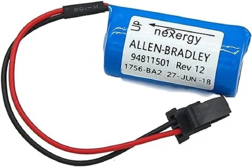 Miniatura 4 de 【20 Pack】 3V 1200mAh 1756-BA2 Non-Rechargeable PLC Battery for Allen Bradley 1756-BA2 BR2/3A-AB 1745-B1