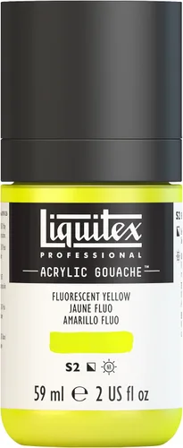 Miniatura 8 de Liquitex Professional - Gouache acrílico profesional, botella de 2 onzas (59 ml), blanco titanio