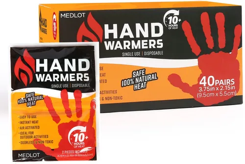 Calentadores de manos calientes, 20/40 pares, calentador de bolsillo desechable para mantener tus manos calientes y calientes, hasta 10 horas de