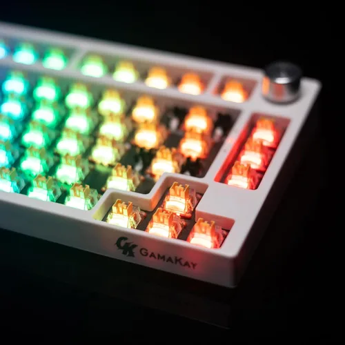 Miniatura 2 de GK GAMAKAY Phoenix - Interruptor de teclado silencioso lineal con difusor LED para teclado mecánico retroiluminado de 5 pines interruptores