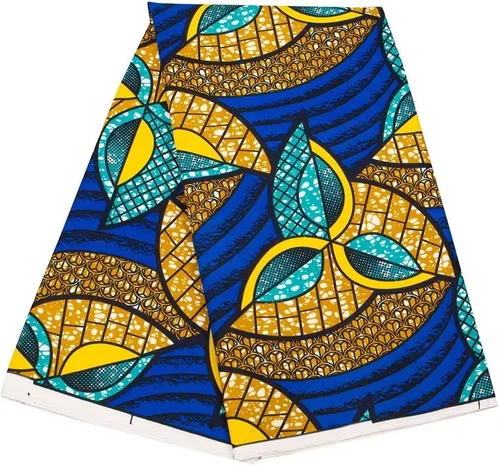Miniatura 25 de HollandaisWax Tela africana 6 yarda impresa tela africana Ankara tela de cera para vestido de fiesta 6681NEWa