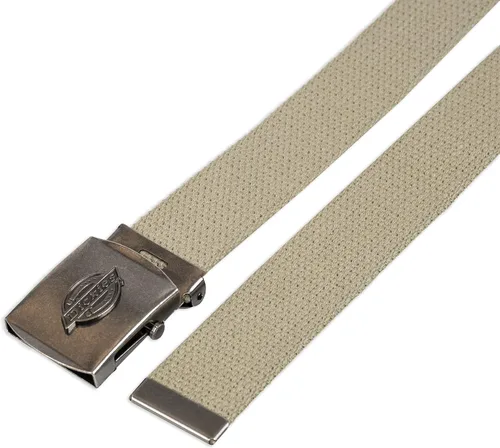 Miniatura 4 de Dickies Cinturón de tela de algodón para hombre con hebilla de logotipo militar