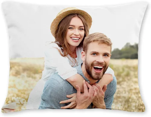 Miniatura 9 de Almohada personalizada, almohadas de fotos personalizadas con inserto – 16 x 16 pulgadas con impresión dúplex imagen/texto – Regalo único