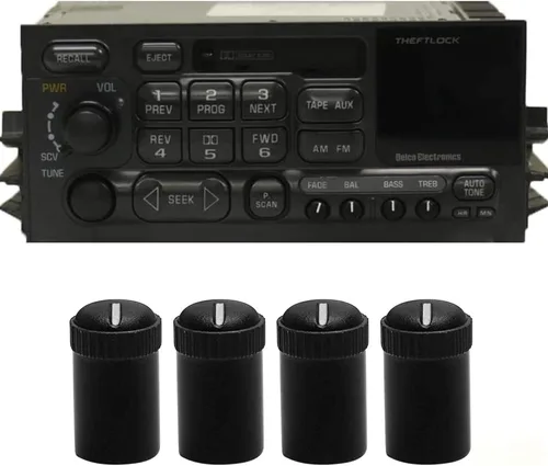 Perillas de control de altavoz de radio de equipo original GM (paquete de 4)