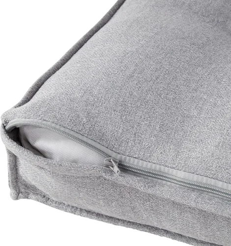 Miniatura 4 de Happy Hounds Milo - Cama cuadrada copetuda para perro, cemento, pequeña (24 x 24 pulgadas), 24.0 pulgadas de largo x 24.0 pulgadas de ancho x 5.0