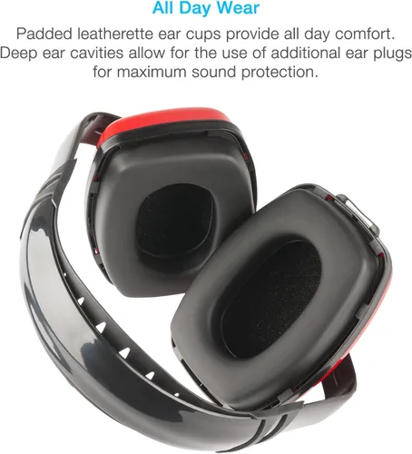 Miniatura 4 de Cyber Acoustics Professional Safety Lightweight Ear Muffs for Hearing Protection and Noise Reduction