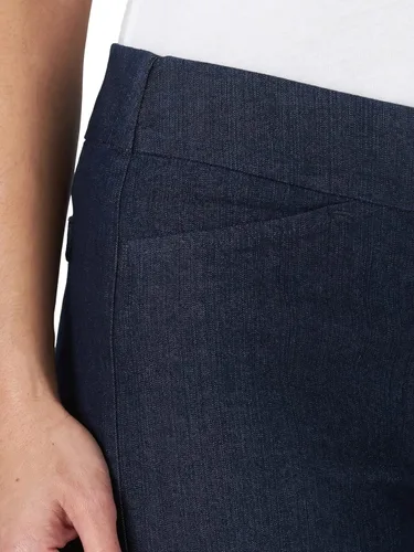Miniatura 4 de Pantalones capri para mujer, elegantes, clásicos, de ajuste fácil, y cintura elástica.