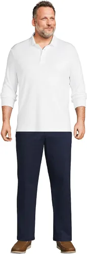 Miniatura 4 de Lands' End - Camisa polo muy suave de manga larga para hombre