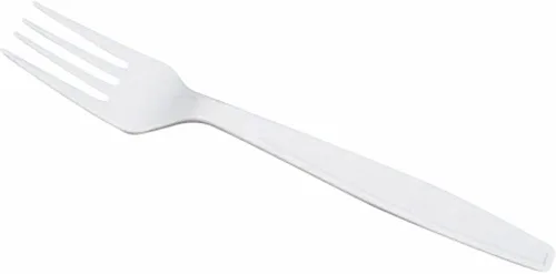 Miniatura 9 de Karat Tenedores de plástico resistentes envueltos individualmente, tenedores desechables resistentes para restaurantes y camiones de comida