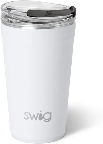 Miniatura 49 de Swig Life - Vaso aislante de 22 onzas, vaso de viaje para café con tapa, taza de viaje para café apta para portavasos, acero inoxidable (Aqua)