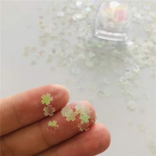 Miniatura 8 de PrettyG Paquete de 0.35 oz/paquete – Sakuras lentejuelas purpurina – Festival Rave belleza maquillaje cara cuerpo uñas arte decoración C03