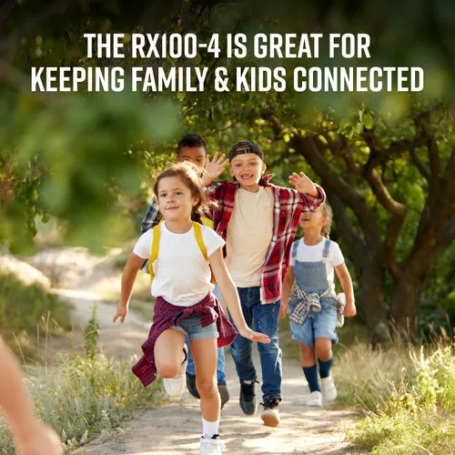 Miniatura 6 de Walkie Talkies de Familia Cobra RX100 de 16 Millas de Alcance (Paquete de 4) - Alcance Largo de 16 Millas, Comunicación Amigable para Niños, 22