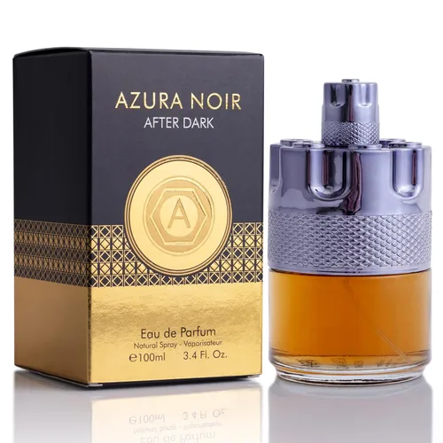 Azura Noir After Dark Eau De Parfum para Hombre - Fragancia Amaderada y Picante - Elección de Colonia de Larga Duración para Uso Diario - Notas de