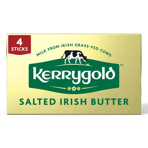 Kerrygold Barras de Mantequilla Pura Irlandesa Alimentada con Hierba con Sal, 16 OZ