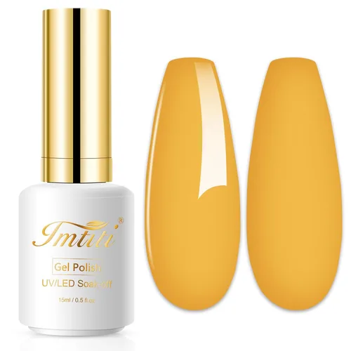 Miniatura 29 de Esmalte de uñas de gel con purpurina, 0.5 fl oz, color rosa brillante, de remojo, con LED, UV, kit de esmalte de uñas de gel para manicura en salón