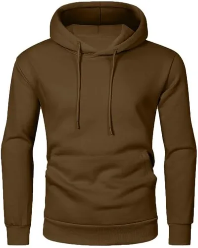 Miniatura 8 de JMIERR Sudaderas casuales de algodón con capucha y cuello de botón con cordón para hombre, sudaderas casuales de manga larga
