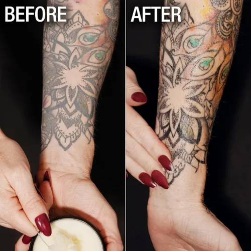 Miniatura 3 de Ebanel Bálsamo para tatuajes de 6 onzas, crema de cuidado posterior de tatuajes de alta calidad, abrillantador de tinta que mejora