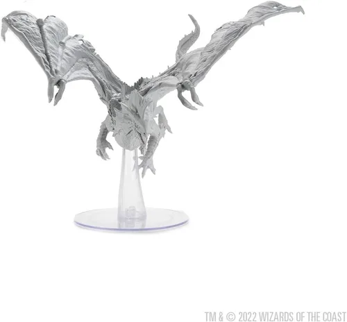 Miniatura 5 de Las maravillosas miniaturas de D&D Nolzur: Dragón plateado adulto