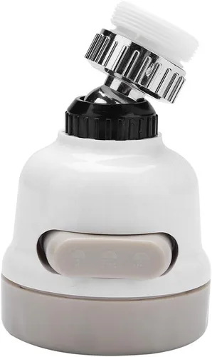 Miniatura 9 de Cabezal giratorio para grifo de cocina, grifo giratorio de 360 grados, boquilla de filtro de salpicaduras con 3 modos de ajuste para cocina, grifo