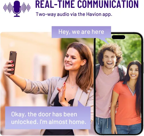 Miniatura 9 de Timbre de video inalámbrico con juego de cerradura inteligente, incluye timbre, cámaras duales, 5MP 3K QHD, pantalla de 2 pulgadas y eMMC de 32 GB
