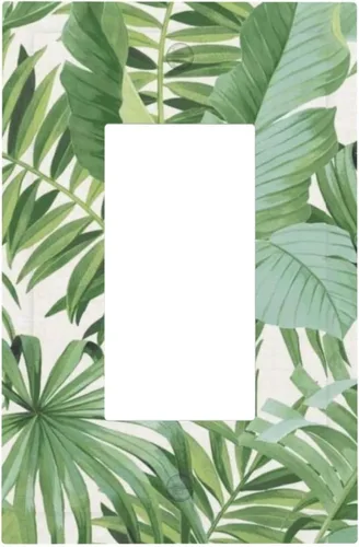 Miniatura 8 de Placa de pared decorativa en blanco de 1 gang sin dispositivo para receptáculo hippie de mediados de siglo 1970 años 60 abstracto boho años 70 sol