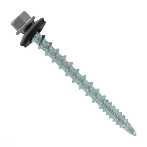 Miniatura 14 de Fasteners Plus ST Fastening Kwikseal Woodbinder Tornillos de Metal a Madera #10 X 1 Burgundy con Arandela de Goma EPDM, 250 Unidades - Diseñados