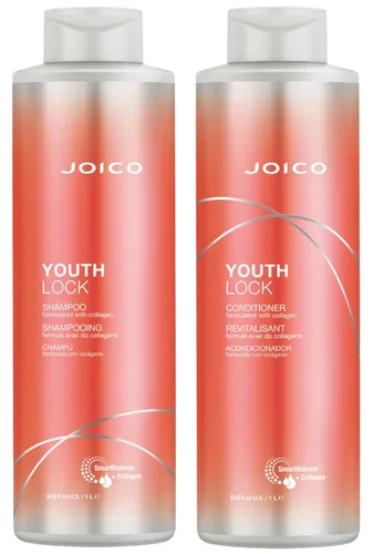Miniatura 9 de Juego de champú y acondicionador YouthLock formulado con colágeno Cuerpo juvenil y rebote Reduce la rotura y el encrespamiento Libre