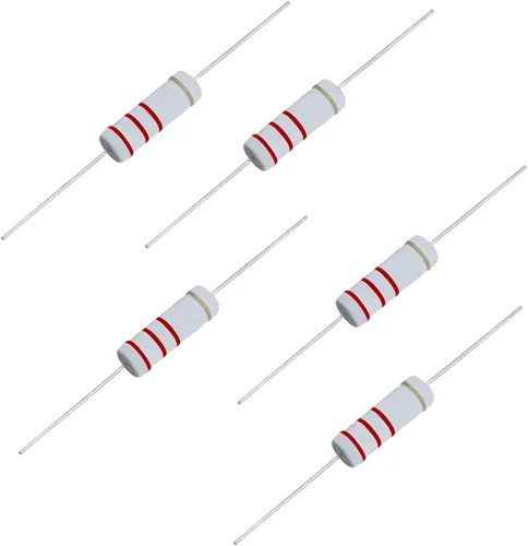 Miniatura 19 de Resistencia de película de óxido metálico de 1K Ohm, ± 5% de tolerancia de alta precisión de 5 vatios para circuito electrónico, resistencia