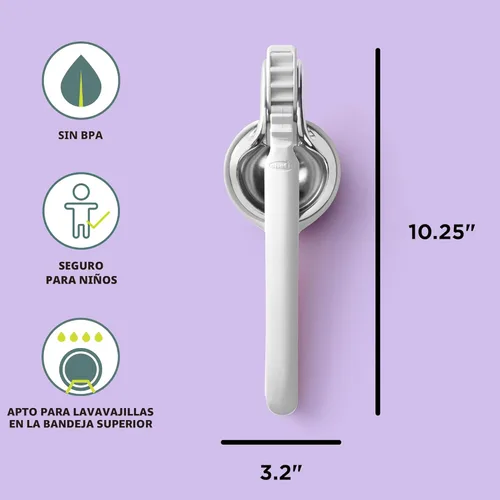 Miniatura 2 de Chef'n FreshForce - Exprimidor de limón y cítricos, prensa manual con potencia de doble engranaje para una máxima extracción de jugo, duradero