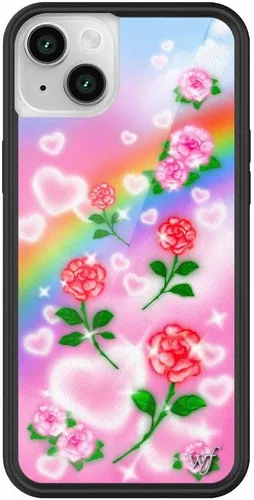 Miniatura 28 de Fundas Wildflower - Compatibles con Apple iPhone 14 Plus Parachoques protector negro, certificado de prueba de caída de 4 pies, propiedad
