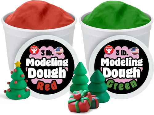Miniatura 7 de Hygloss Play - Masa de modelado para niños, masa sensorial segura y no tóxica para artes y manualidades, bañera de 3 libras, arcilla de juego