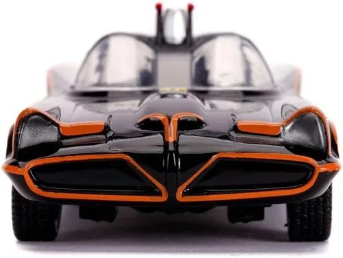 Miniatura 2 de Jada Toys DC Comics 1:32 Classic TV Series 1966 Batmobile - Coche fundido a presión con figura de Batman, juguetes para niños y adultos
