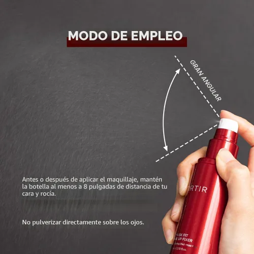 Miniatura 7 de TIRTIR Mask Fit - Fijador de maquillaje Spray fijador de maquillaje ligero no graso resistente a la transferencia 24H, 2.7 onzas líquidas