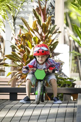 Miniatura 4 de Kiddimoto Guantes de ciclismo de medio dedo antideslizantes para niños y niñas, guantes sin dedos para niños pequeños, guantes de bicicleta